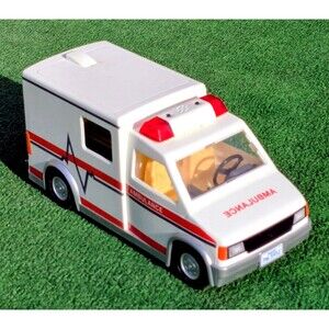 Playmobil Rescue Ambulance 2011 Lights/Siren Sound #5952 Toy NO-ACCESSORIES EUC